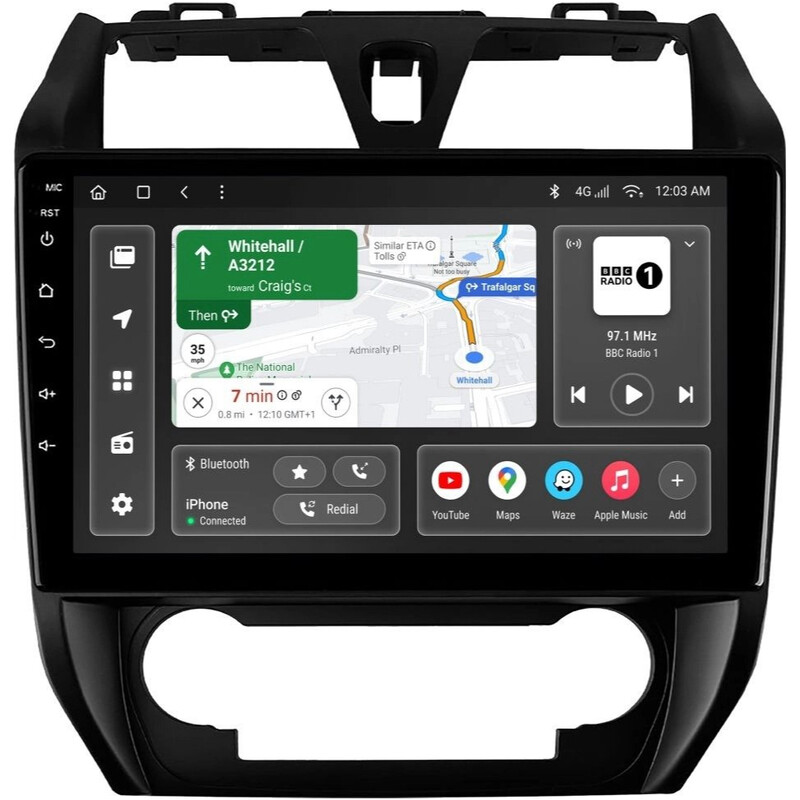 Штатна магнітола Gazer T6010 для Geely Emgrand EC7 I 2009-2016 (T6010-EC7)