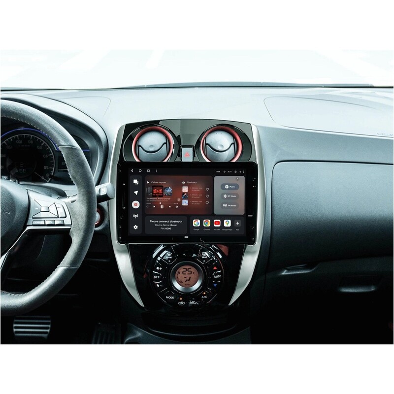 Штатна магнітола Gazer T6010 Pro для Nissan Note II 2012-2021 (T6010-E12-PRO)