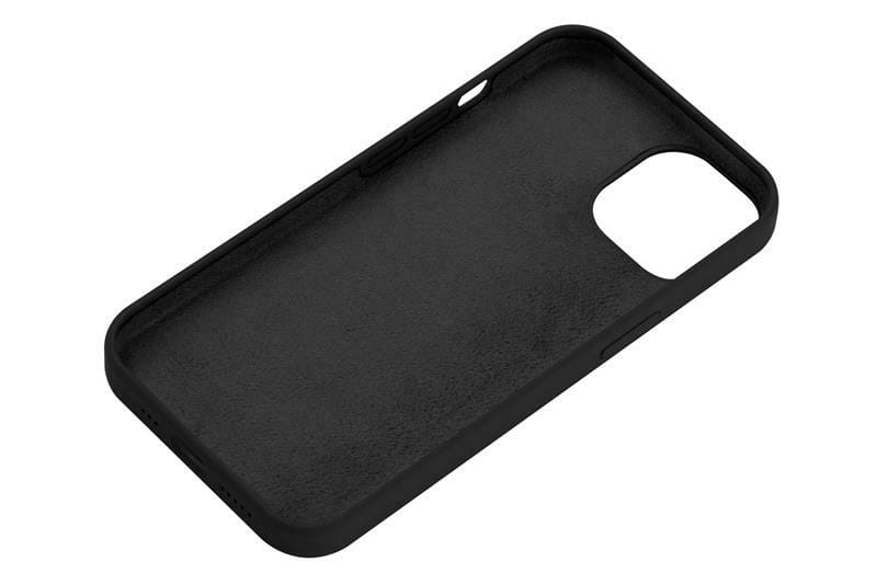 Чeхол-накладка 2E Liquid Silicone для Apple iPhone 13 Black (2E-IPH-13-OCLS-BK)
