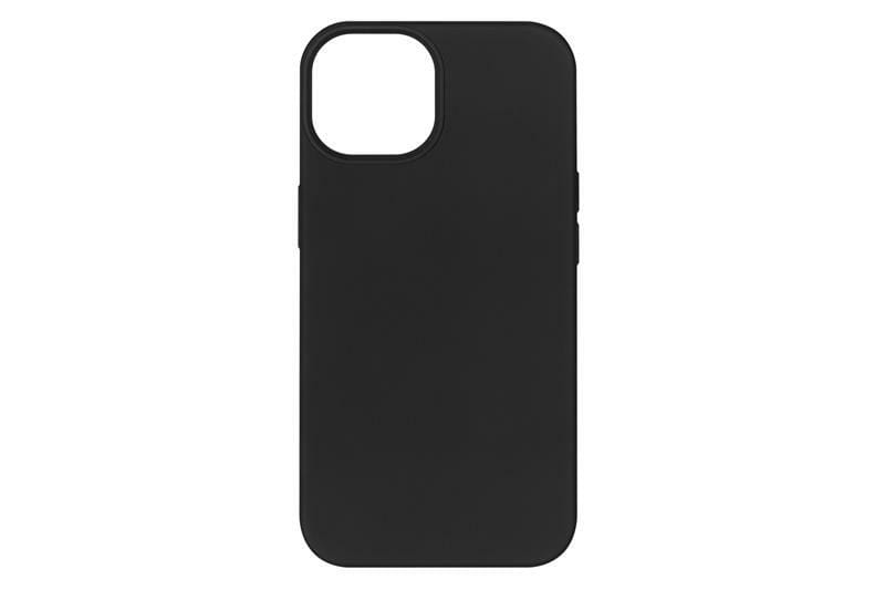 Чeхол-накладка 2E Liquid Silicone для Apple iPhone 13 Black (2E-IPH-13-OCLS-BK)