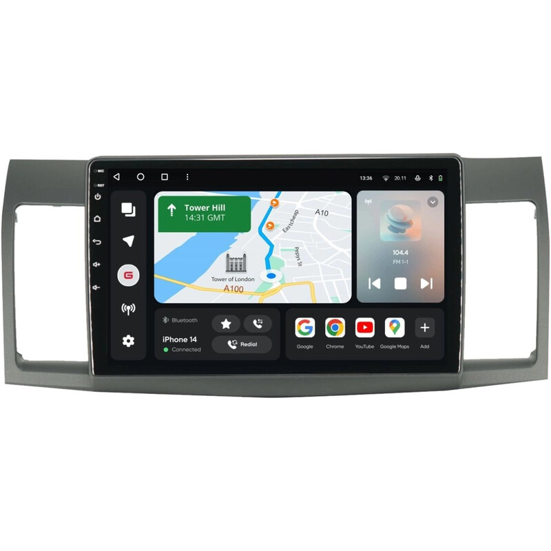 Штатна магнітола Gazer T6010 Pro для Mitsubishi Lancer X (CY) 2007-2012 (T6010-CY/L-PRO)
