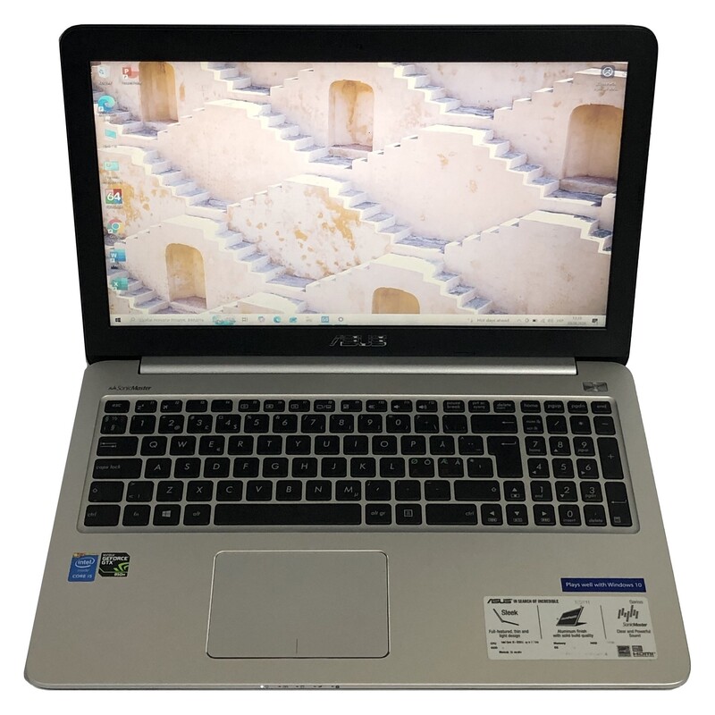 Ноутбук Asus K501LX / 15.6" FullHD / i5-5200U / 8GB / 1TB HDD / NVidia GeForce GTX 950M, 2GB / Win10 - Б/в