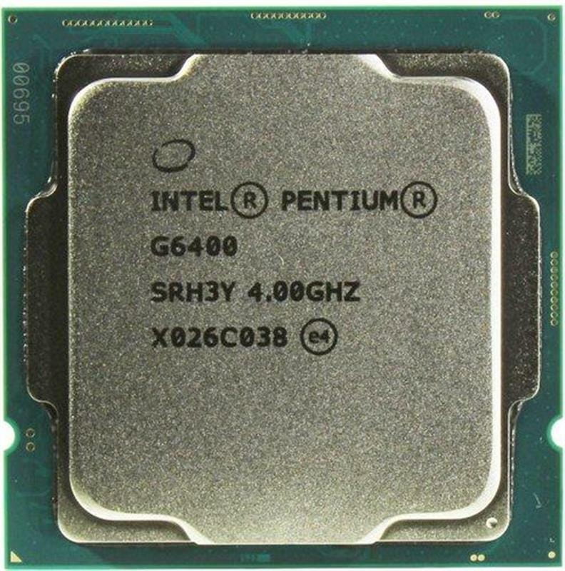 Процессор Intel Pentium Gold G6400 4.0GHz (4MB, Comet Lake, 58W, S1200) Tray (CM8070104291810)