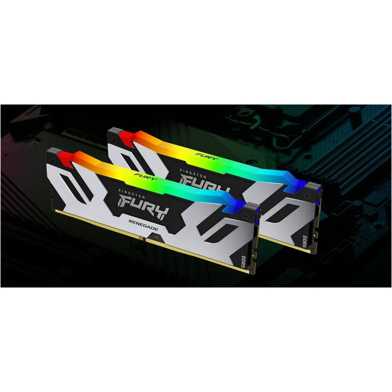 Модуль памяти DDR5 2x16GB/7200 Kingston Fury Renegade RGB Black (KF572C38RSAK2-32)