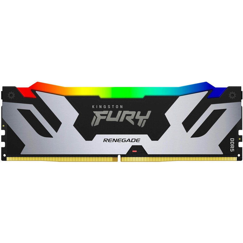 Модуль памяти DDR5 16GB/8000 Kingston Fury Renegade RGB Silver/Black (KF580C38RSA-16)