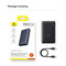 Фото - Універсальна мобільна батарея Baseus EnerFill 10000mAh, 22.5W Black (P1008210D123-00) | click.ua