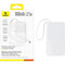 Фото - Універсальна мобільна батарея Baseus EnerFill Bipow2 Pro 10000mAh, 22.5W White (E0027601) | click.ua