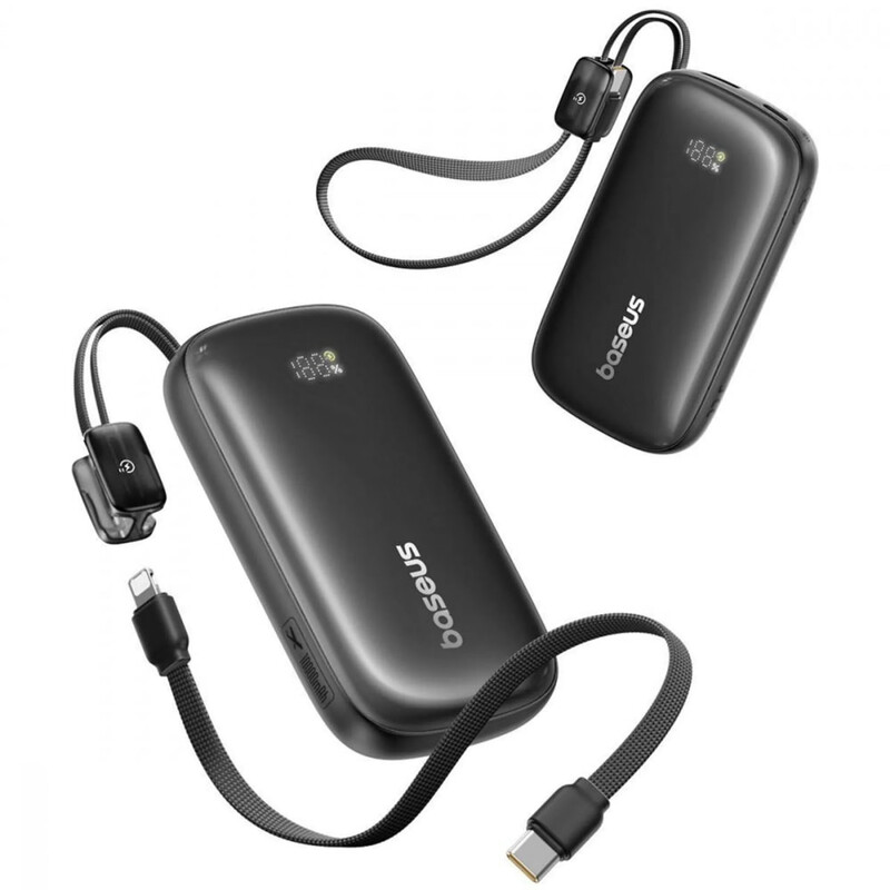 Універсальна мобільна батарея Baseus EnerFill Qpow 3 Ultra 10000mAh, 22.5W Black (E0027L00)