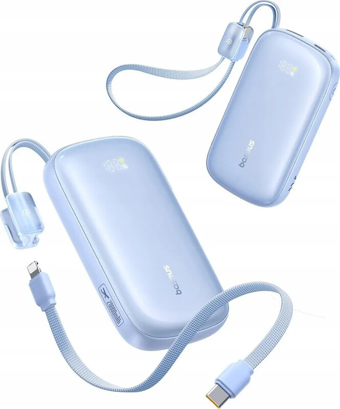 Універсальна мобільна батарея Baseus EnerFill Qpow 3 Ultra 10000mAh, 22.5W Blue (E0027L03)