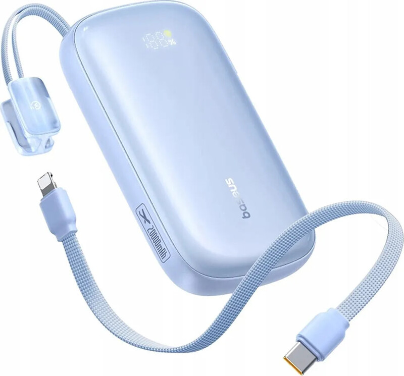 Універсальна мобільна батарея Baseus EnerFill Qpow 3 Ultra 10000mAh, 22.5W Blue (E0027L03)
