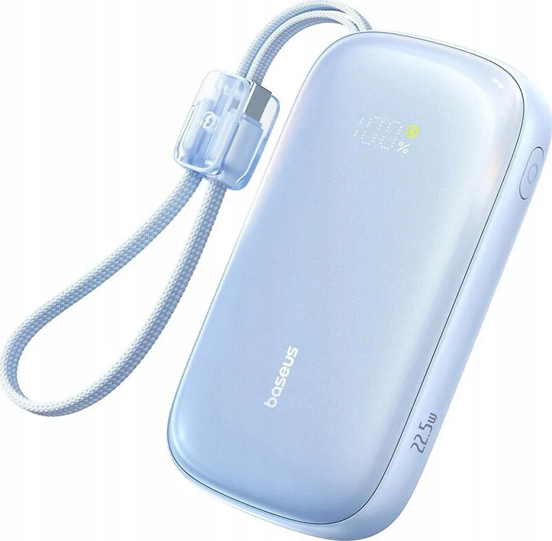 Універсальна мобільна батарея Baseus EnerFill Qpow 3 Ultra 10000mAh, 22.5W Blue (E0027L03)