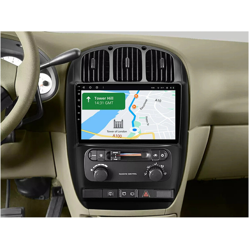 Штатна магнітола Gazer T6010 для Dodge Caravan IV 2000-2007 (T6010-CRS/H2)