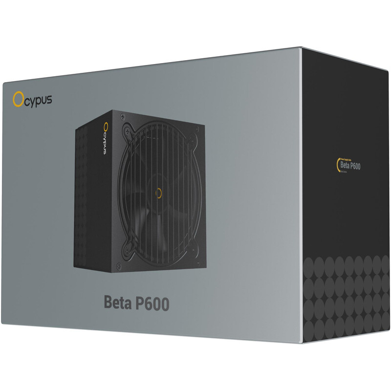 Блок живлення Ocypus Beta P600 600W ATX 2.53 Black (BETA-P600-N1HDBK024X-EU)