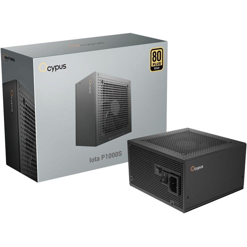 Блок живлення Ocypus Iota P1000S 1000W ATX 3.1 80+ Gold Black (Iota-P1000S-GFFBK025X-EU)