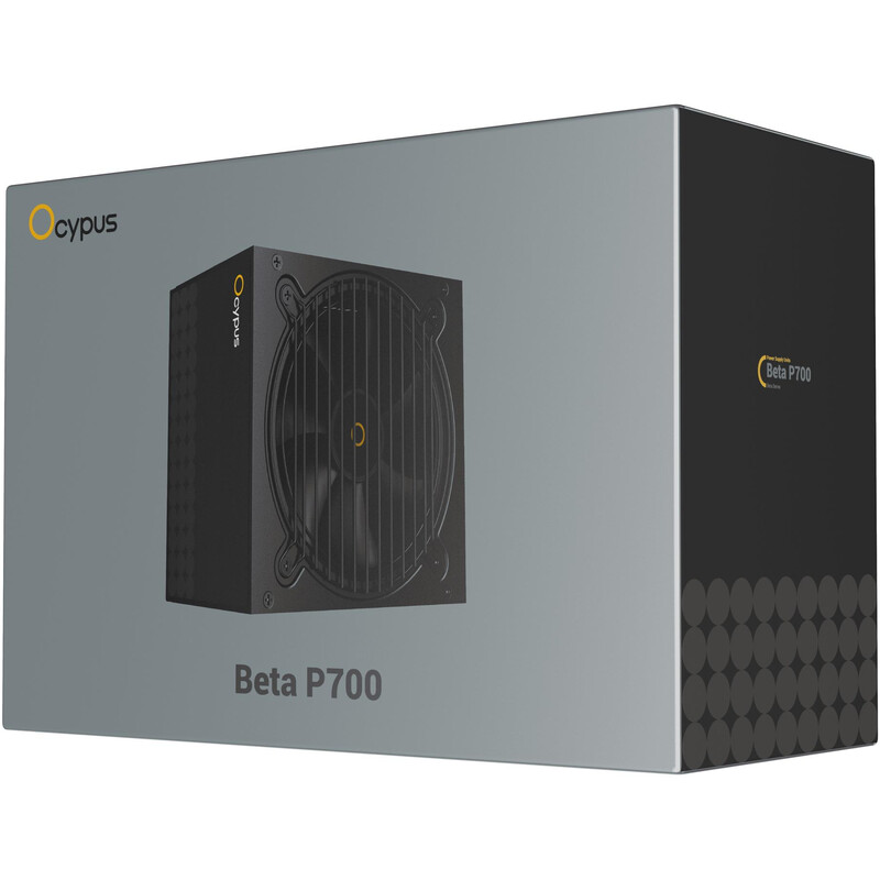 Блок живлення Ocypus Beta P700 700W ATX 2.53 Black (BETA-P700-N1HDBK024X-EU)