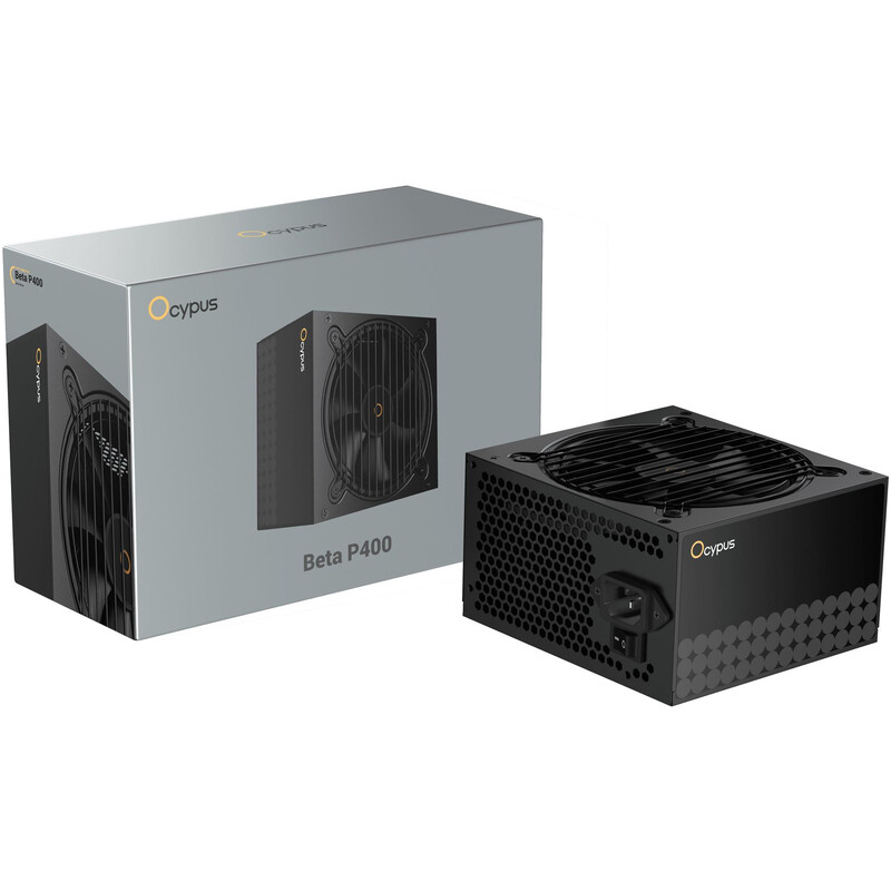 Блок живлення Ocypus Beta P400 400W ATX 2.53 Black (BETA-P400-N1HDBK024X-EU)