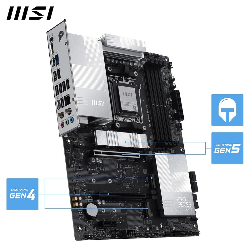 Материнська плата MSI PRO X870E-S EVO WIFI Socket AM5