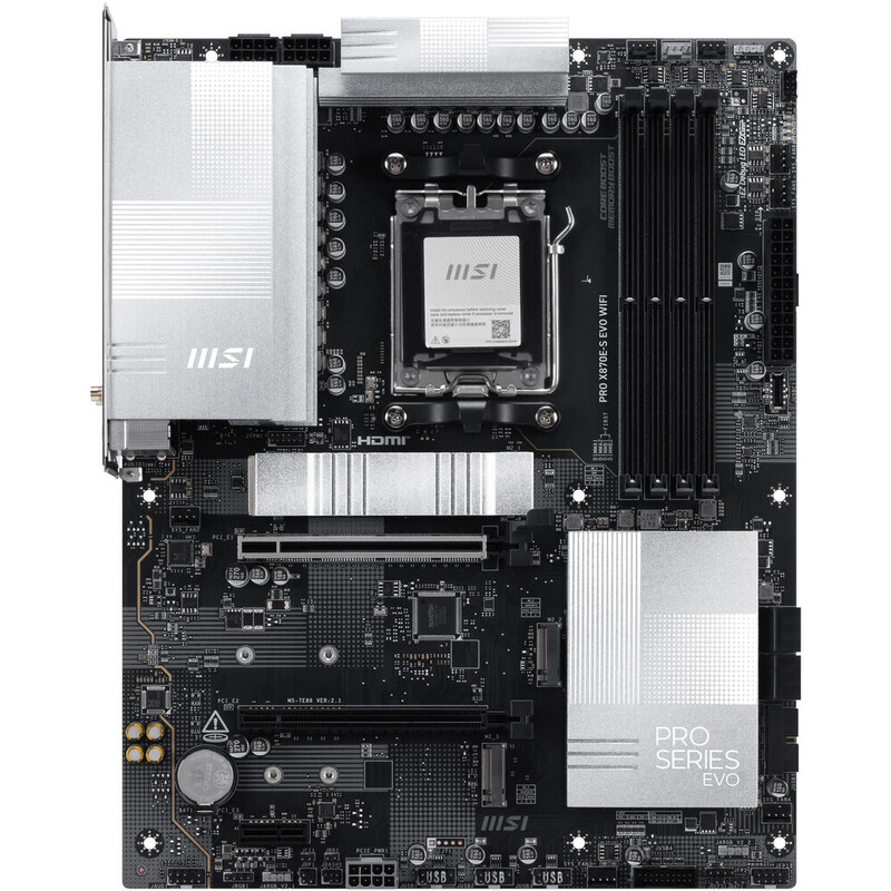 Материнська плата MSI PRO X870E-S EVO WIFI Socket AM5