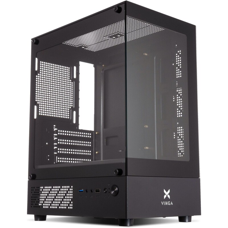 Корпус Vinga CS319B Black (CS319B) без БП