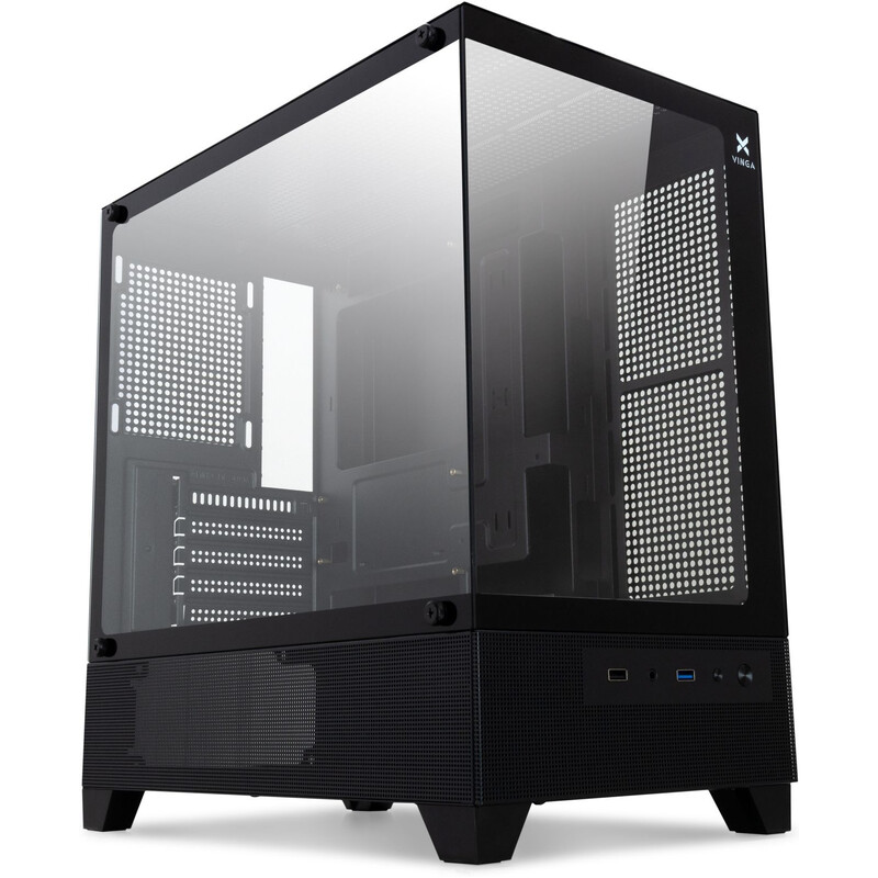 Корпус Vinga CS323 Black (CS323) без БП