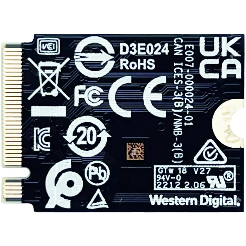Накопичувач SSD 256GB WD SN740 M.2 2230 PCIe 4.0 x4 3D NAND TLC (SDDPTQD-256G)