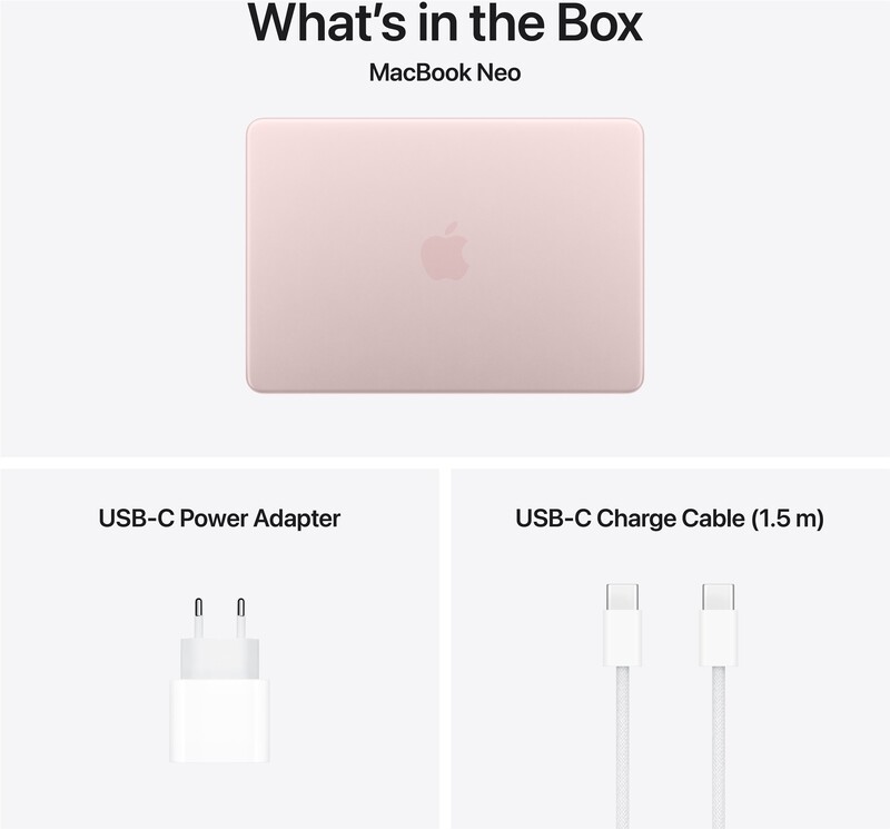 Ноутбук Apple MacBook Neo 13" A18 Pro 8/256GB 2026 (MHFH4UA/A) Blush