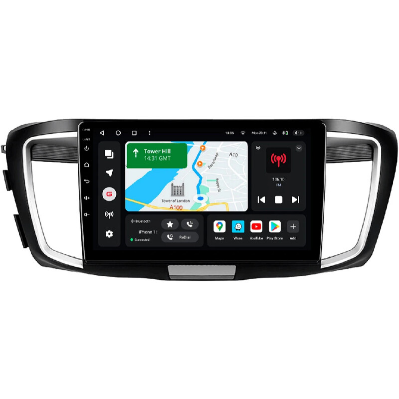Штатна магнітола Gazer T6010 Pro для Honda Accord 9 (CR) 2012-2018 (T6010-CR-PROMAX)