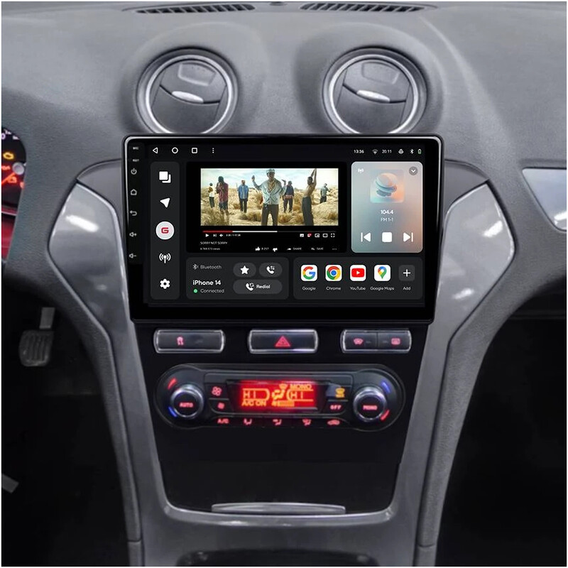 Штатна магнітола Gazer T6010 Pro для Ford Mondeo IV 2011-2014 (T6010-CD350-PRO)