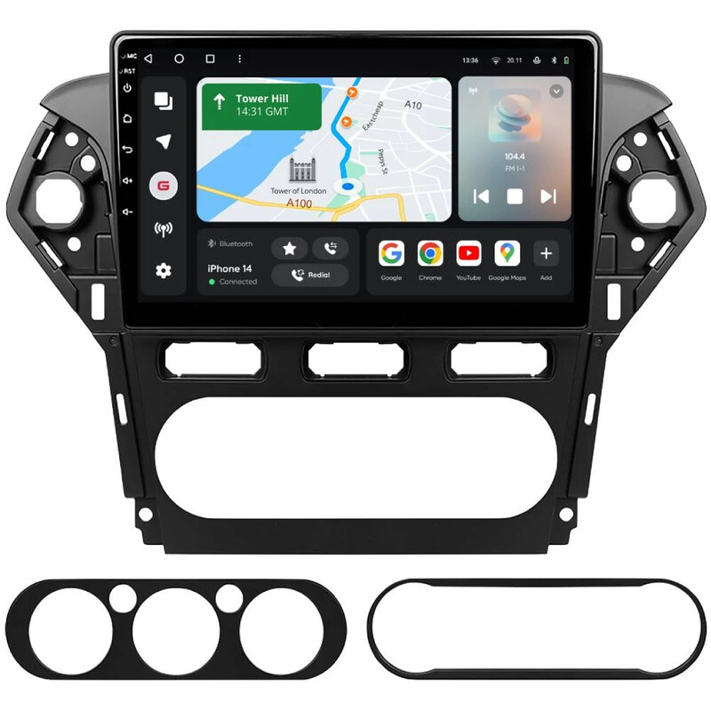 Штатна магнітола Gazer T6010 Pro для Ford Mondeo IV 2011-2014 (T6010-CD350-PRO)