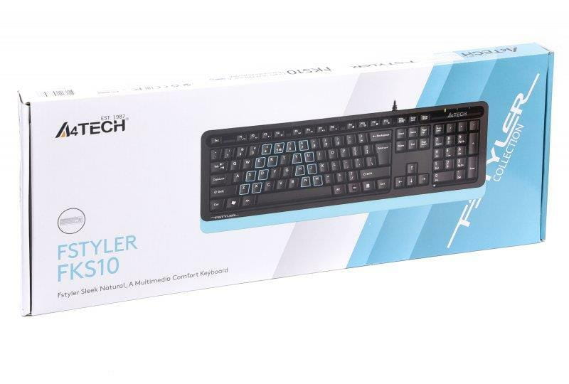 Клавіатура A4Tech Fstyler FKS10 Blue