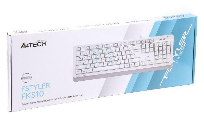 Клавиатура A4Tech Fstyler FKS10 White