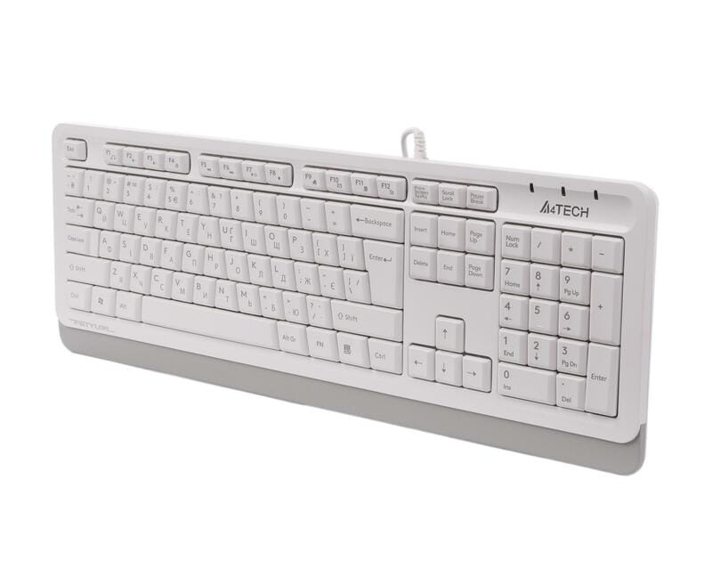 Клавіатура A4Tech Fstyler FKS10 White