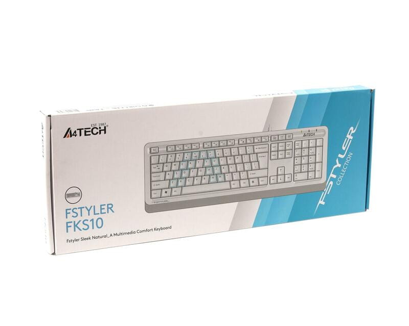 Клавіатура A4Tech Fstyler FKS10 White