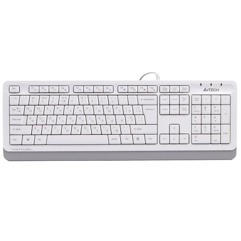 Клавиатура A4Tech Fstyler FKS10 White