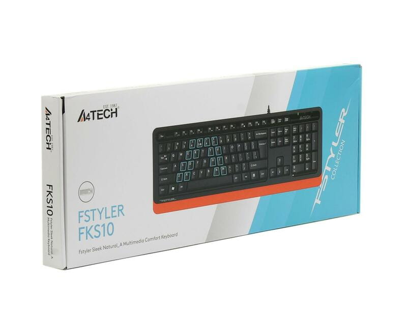Клавиатура A4Tech Fstyler FKS10 Orange
