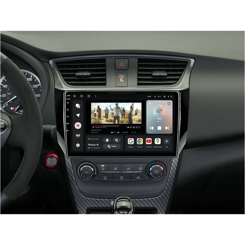 Штатна магнітола Gazer T6010 Pro для Nissan Sentra 2012-2017 (T6010-B17-PRO)