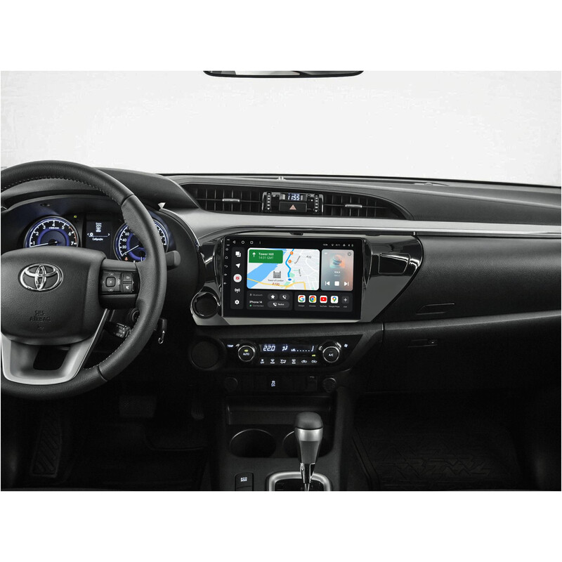 Штатна магнітола Gazer T6010 Pro Max для Toyota Hilux (AN120) 2015-2020 (T6010-AN120-PROMAX)