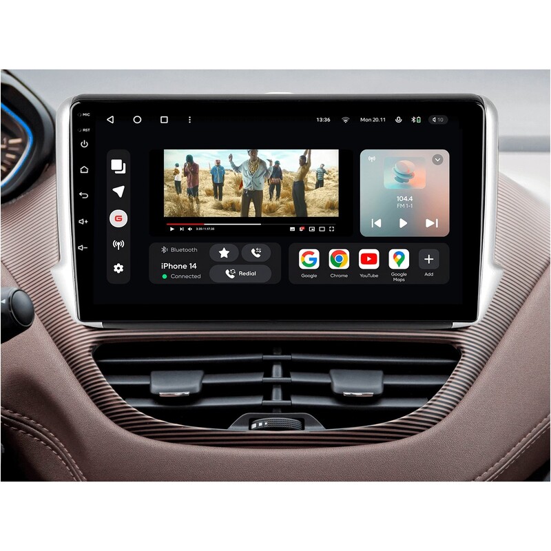 Штатна магнітола Gazer T6010 Pro Max для Peugeot 2008 I, 208, 2013-2020 (T6010-A94F-PROMAX)