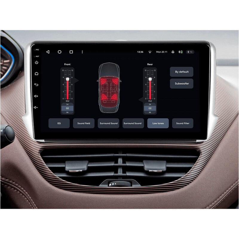 Штатна магнітола Gazer T6010 для Peugeot 2008 I, 208, 2013-2020 (T6010-A94F)