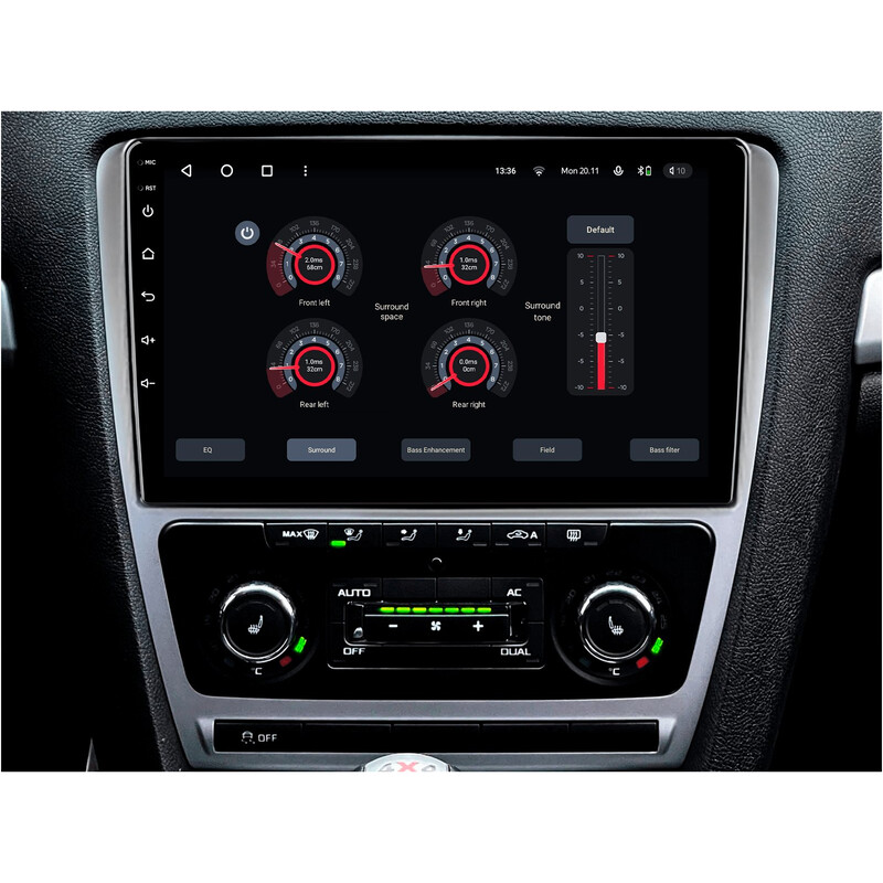 Штатна магнітола Gazer T6010 Pro для Skoda Octavia II A5 (1Z) 2008-2013 (T6010-1Z-PRO)