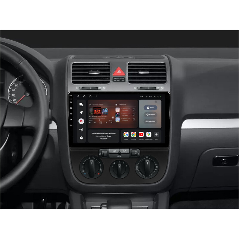 Штатна магнітола Gazer T6010 Pro для Volkswagen Jetta V (1K) 2005-2010 (T6010-1K-PRO)