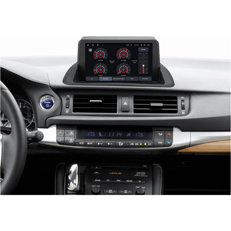 Штатна магнітола Gazer T6009 Pro Max для Lexus CT, CT200, CT200h 2010-2018 (T6009-ZWA10-PROMAX)