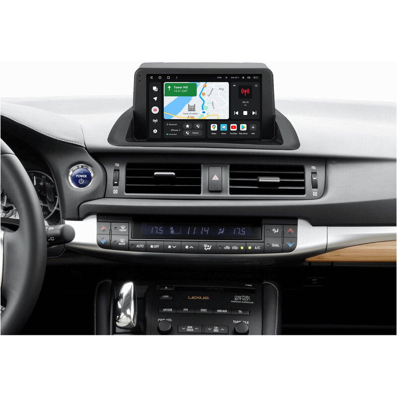 Штатна магнітола Gazer T6009 Pro Max для Lexus CT, CT200, CT200h 2010-2018 (T6009-ZWA10-PROMAX)