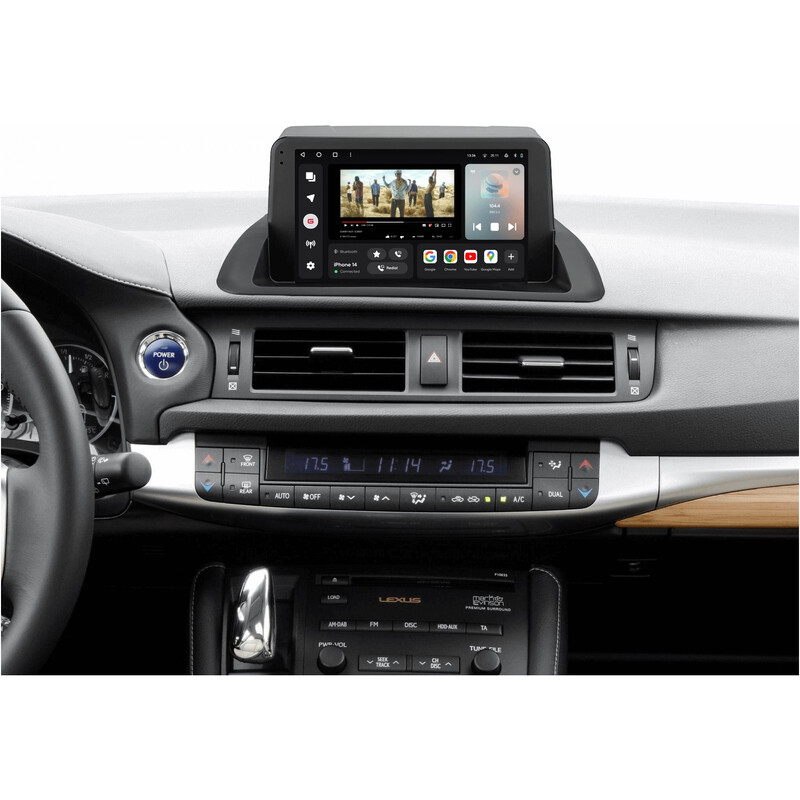 Штатна магнітола Gazer T6009 Pro Max для Lexus CT, CT200, CT200h 2010-2018 (T6009-ZWA10-PROMAX)
