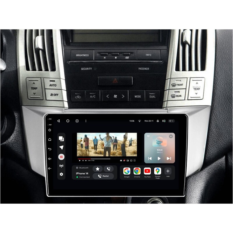 Штатна магнітола Gazer T6009 для Lexus RX300, RX330, RX350, RX400H 2003-2009 (T6009-XU301)
