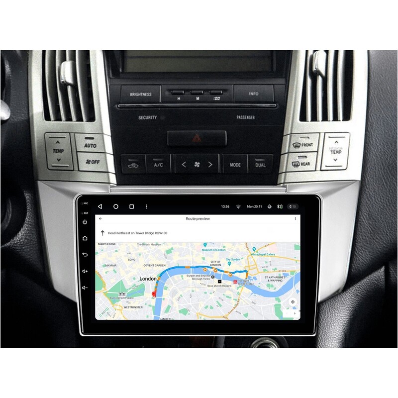 Штатна магнітола Gazer T6009 для Lexus RX300, RX330, RX350, RX400H 2003-2009 (T6009-XU301)