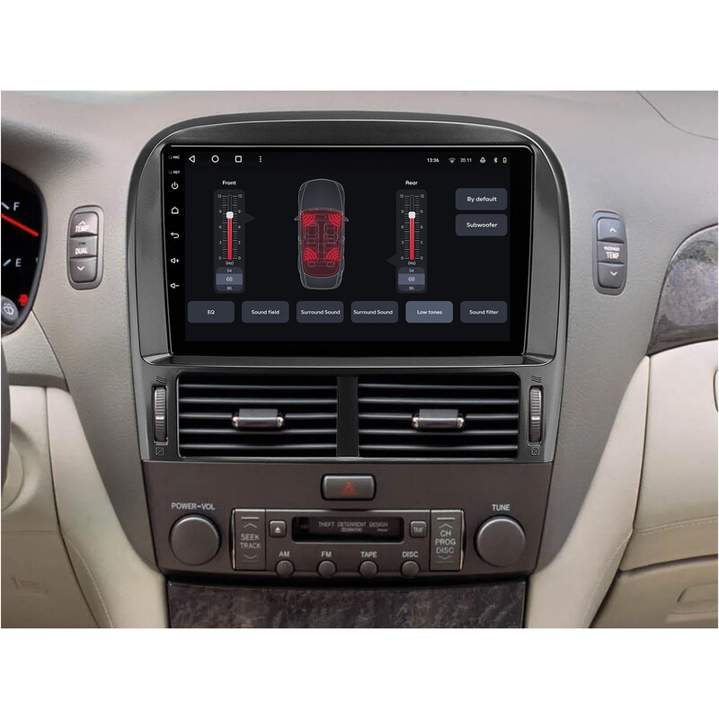 Штатна магнітола Gazer T6009 Pro Max для Toyota Celsior (XF30) 2000-2003 (T6009-XF302-PROMAX)