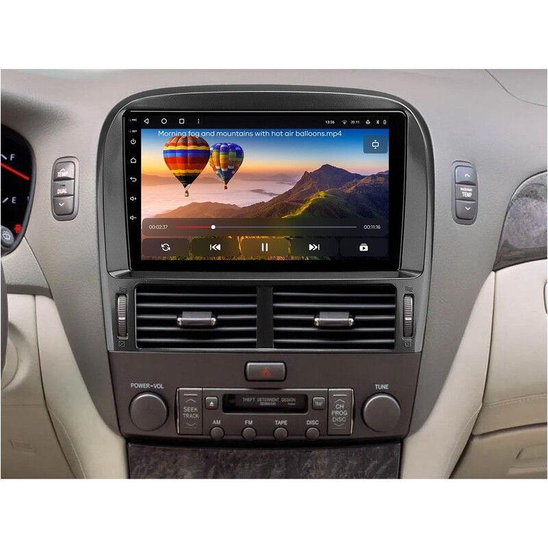 Штатна магнітола Gazer T6009 Pro Max для Toyota Celsior (XF30) 2000-2003 (T6009-XF302-PROMAX)