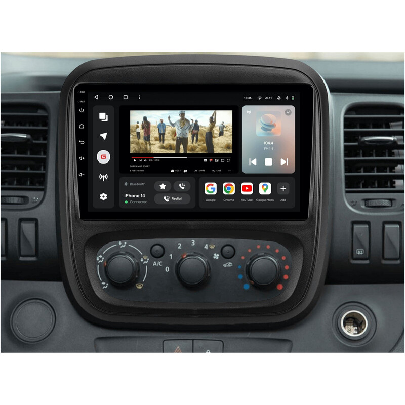 Штатна магнітола Gazer T6009 для Renault Trafic III 2014-2021 (T6009-X822)