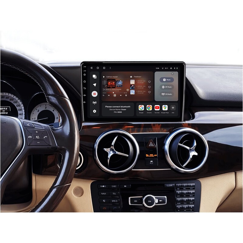 Штатна магнітола Gazer T6009 Pro для Mercedes-Benz GLK-Class X204 2012-2015 (T6009-X204-PRO)